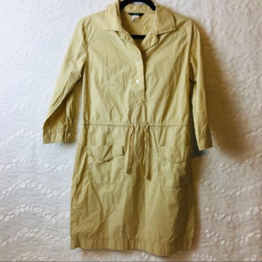 Khaki J. Crew Casual Dress size xs